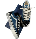 Blue Vans LX Old Skool 36 pearlized pack black navy’s