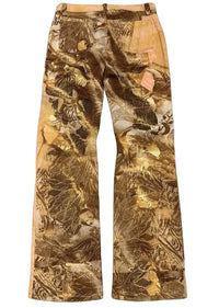 A/W2001 Roberto Cavalli “Phoenix” double layer destroyed jeans