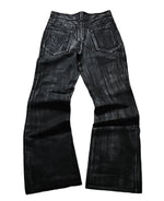 Flared Wax Denim